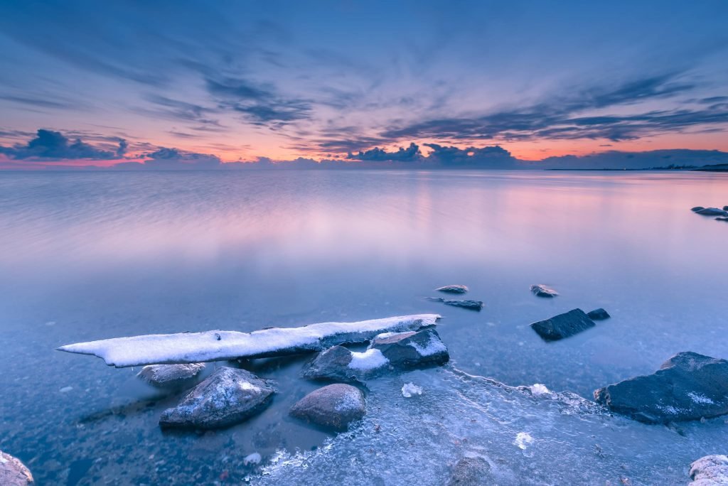 Dam bij Skarl - IJskoude wintermiddag